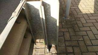 highway guardrail hot dip galvanized road crash barrier W profile 3
