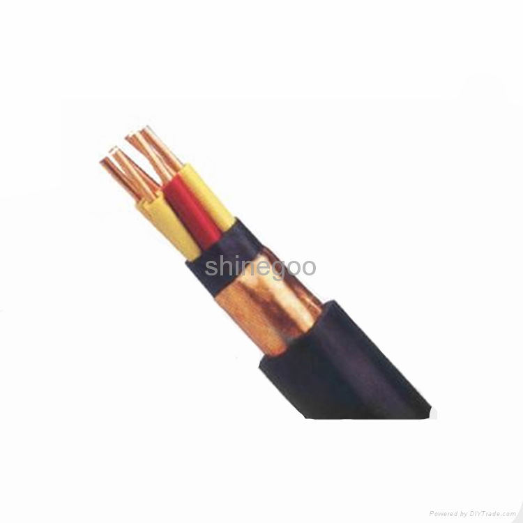 Copper tape shield steel wire armoured power cable