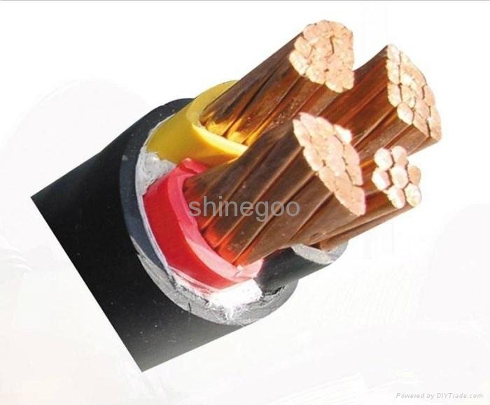 Copper tape shield steel wire armoured power cable 3