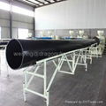 Black wear resistant uhmwpe mine pipe for sale 1