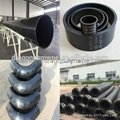 Black wear resistant uhmwpe mine pipe for sale 4