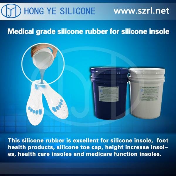Medical Grade liquid silicone rubber for shoe insoles 3