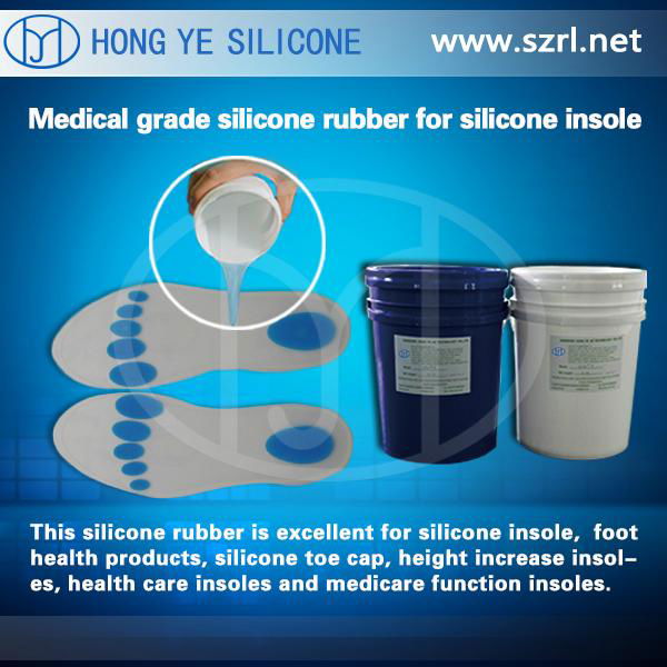 Medical Grade liquid silicone rubber for shoe insoles 3