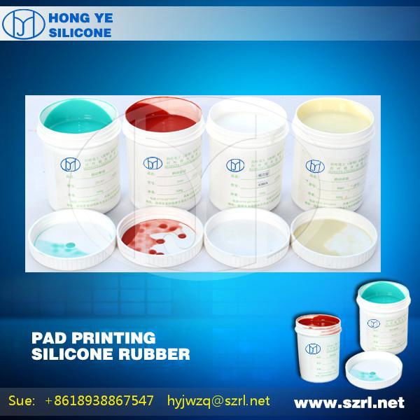 Liquid Pad Printing Silicone Rubber Materials