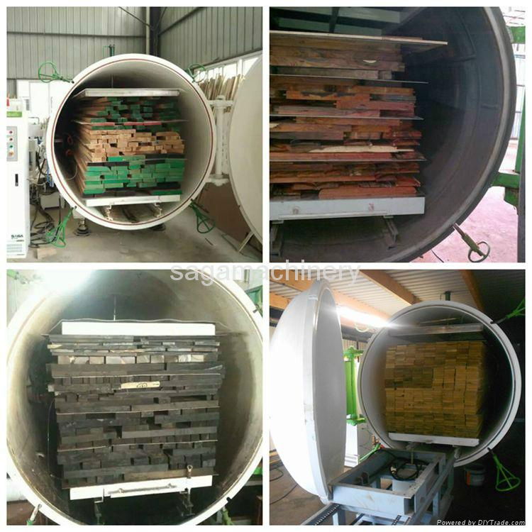 HF wood seasoning plant for drying 313CBM SAGA (China Manufacturer