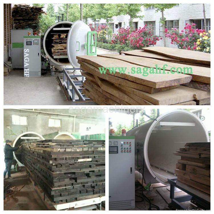 HF and vacuum timber dryer kiln machine 313CBM SAGA (China