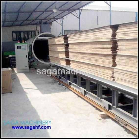 Radio frequency vacuum wood drying equipment 3