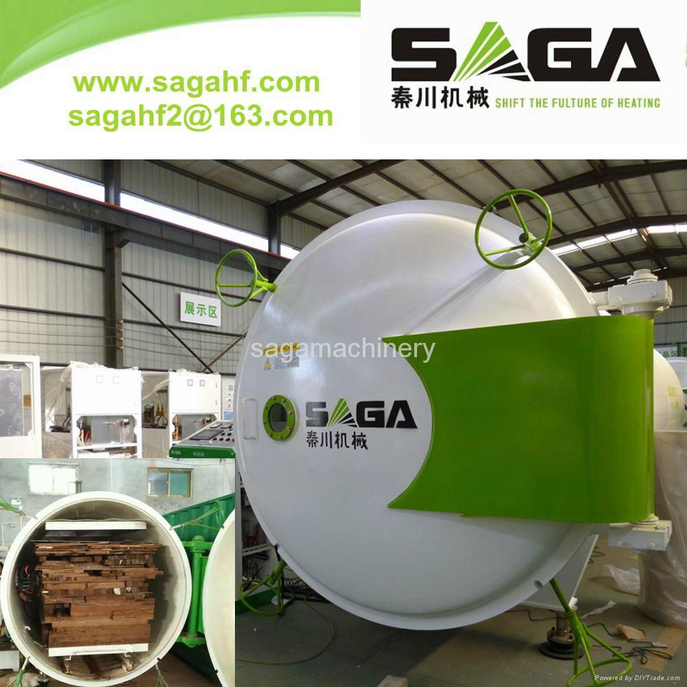 Radio frequency vacuum wood drying equipment