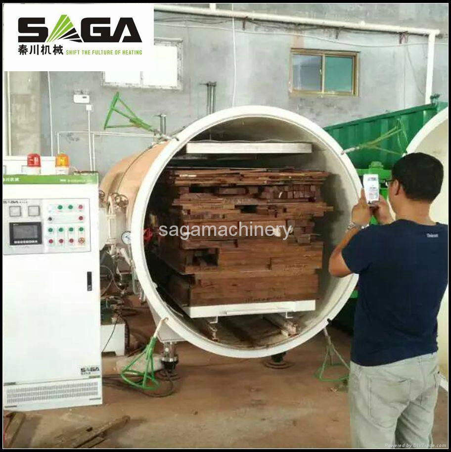 Radio frequency vacuum wood drying equipment 4