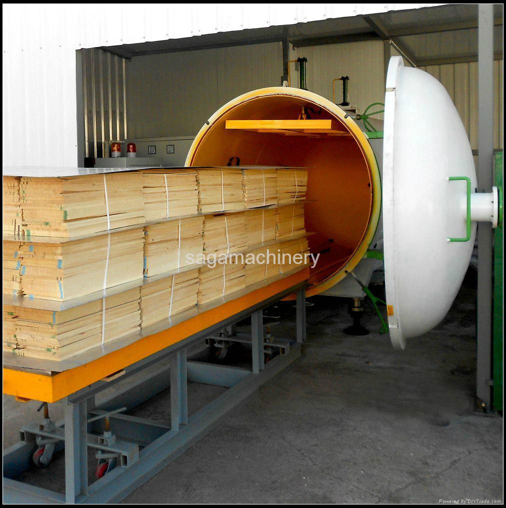 Radio frequency vacuum wood drying equipment 5