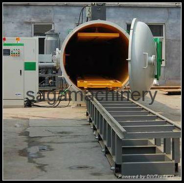 HF and vacuum industrial wood drying kiln 2