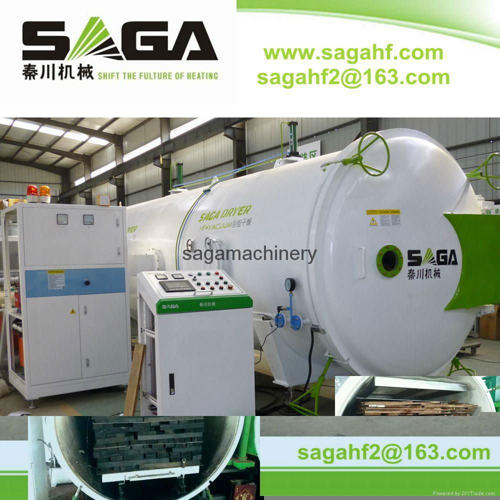 Radio Frequency Vacuum Wood Drying Kiln From SAGA 3