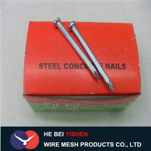 Hardened steel concrete nail 5