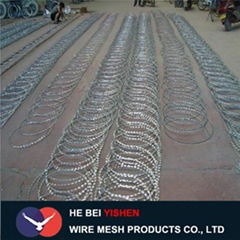 Galvanized Razor Barbed Wire