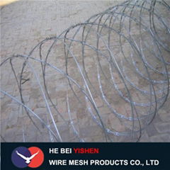 Security fence razor barbed wire combat wire