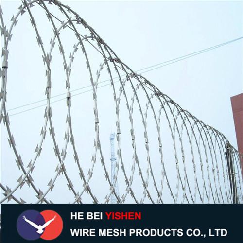 Security fence razor barbed wire combat wire 4