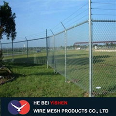 PVC coated chain link fence