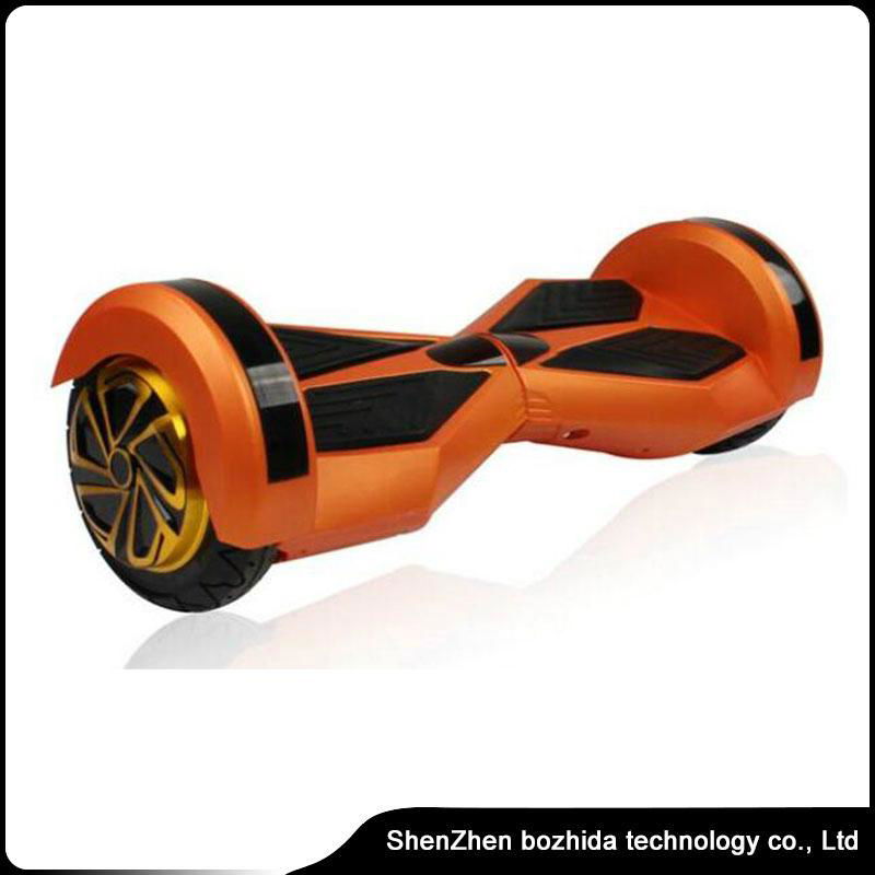 8inch  two wheels self balancing scooter with bluetooth remote and LED lights