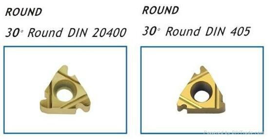 30 Degree Round Threading Inserts