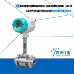 SS304 Digital display gas vortex flowmeter