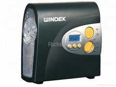 Digital mini air compressor with LED light and auto cut off function RCP-A1