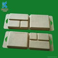 Bagasse pulp packaging tray ,box for battery 5