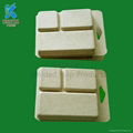 Bagasse pulp packaging tray ,box for battery 2