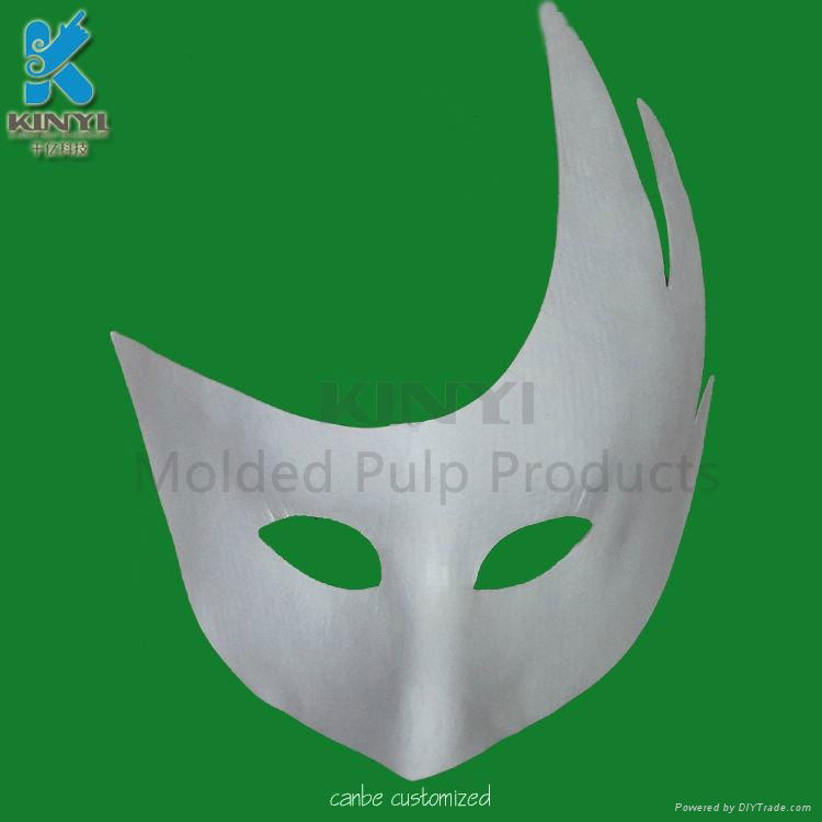 Bagasse pulp DIY halloween masks,cute and lovely 3