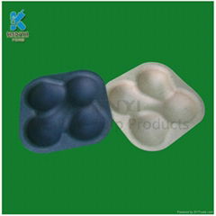 Environmental bagasse pulp fresh fruit packaging tray,container