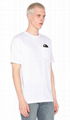 custom men's cotton white design t shirts  3