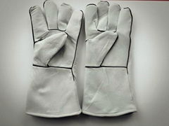 Goat grain leather gloves 