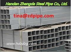 Galvanized ERW Square Pipe