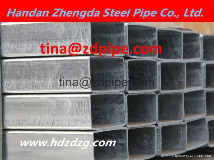 Galvanized Rectangular Steel Pipe