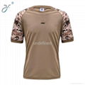 Customized Fly Dry Military Outdoor Hunting Camouflage T Shirts