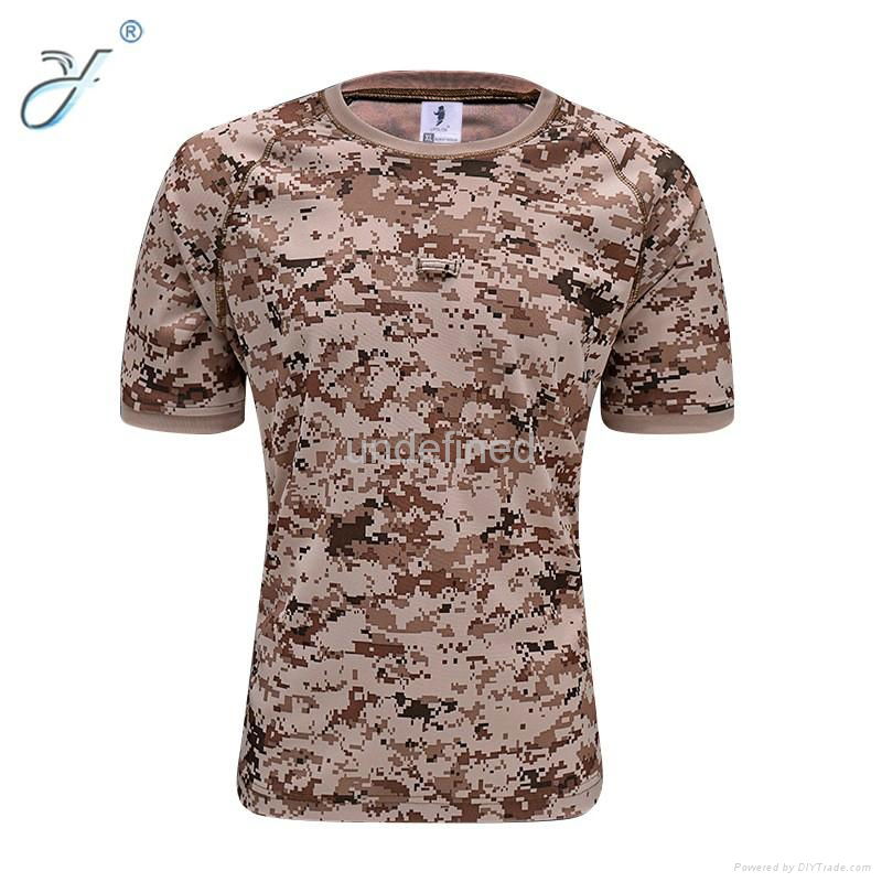 Customized Fly Dry Military Outdoor Hunting Camouflage T Shirts 2