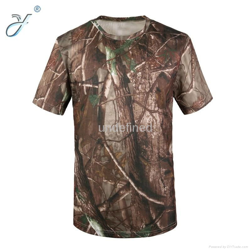 Customized Fly Dry Military Outdoor Hunting Camouflage T Shirts 3