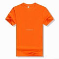 Round Collar Plain Color Short Sleeve Men's T shirts 4