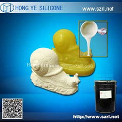 Tin cure silicone rubber for artificial stone molding