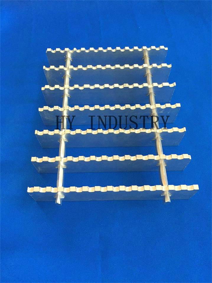 6063T6 Anti-slip serrated aluminum gratings