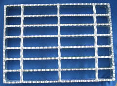 hot dip galvanized plain serrated steel grating