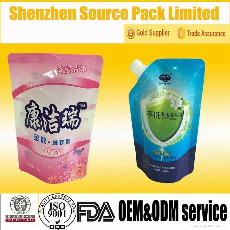 250ml Disposable Eco-Friendly Feature Washing Liquid Packaging Bag 4