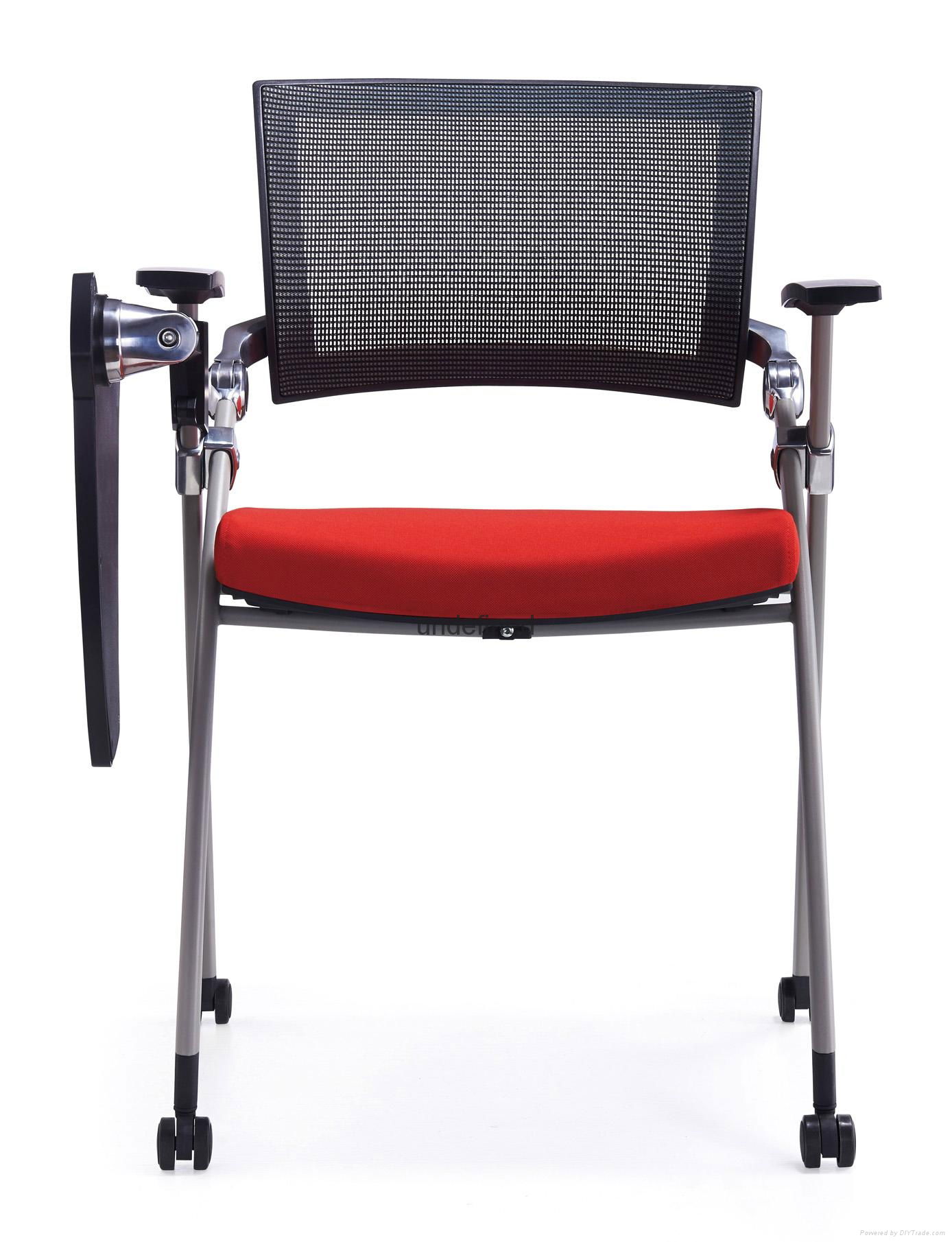 2016 Meeting Room Chairs With Writing Tablet Fashionable Folding Training Chairs 4