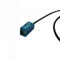 FAKRA Z code Female connector with RG174 RG316 Cable Assembly 2