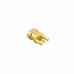 brass MMCX Female Jack Coaxial Connector for PCB