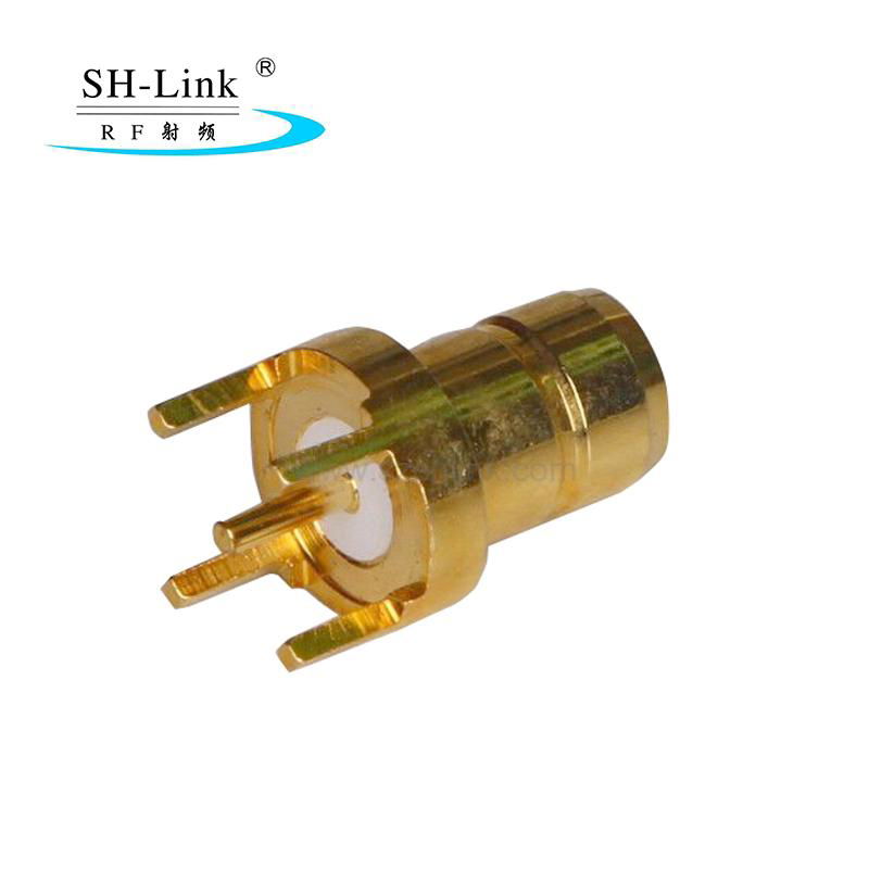 RF coaxial connector SMB male straight connector for PCB 3