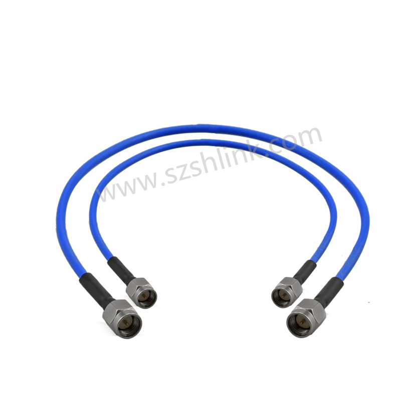 high frequency low loss SMA male to SMA male with SS405 cable assembly