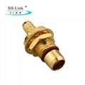IP76 waterproof BMA female coaxial connector for RG174 cable  2
