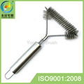 stainless steel grill cleaning brush bbq