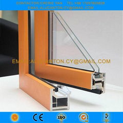 Aluminum casement window profiles