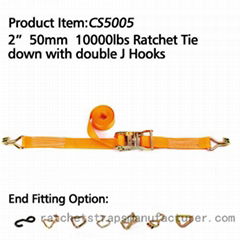 CS5005 2” 50mm 10000lbs Ratchet Tie down